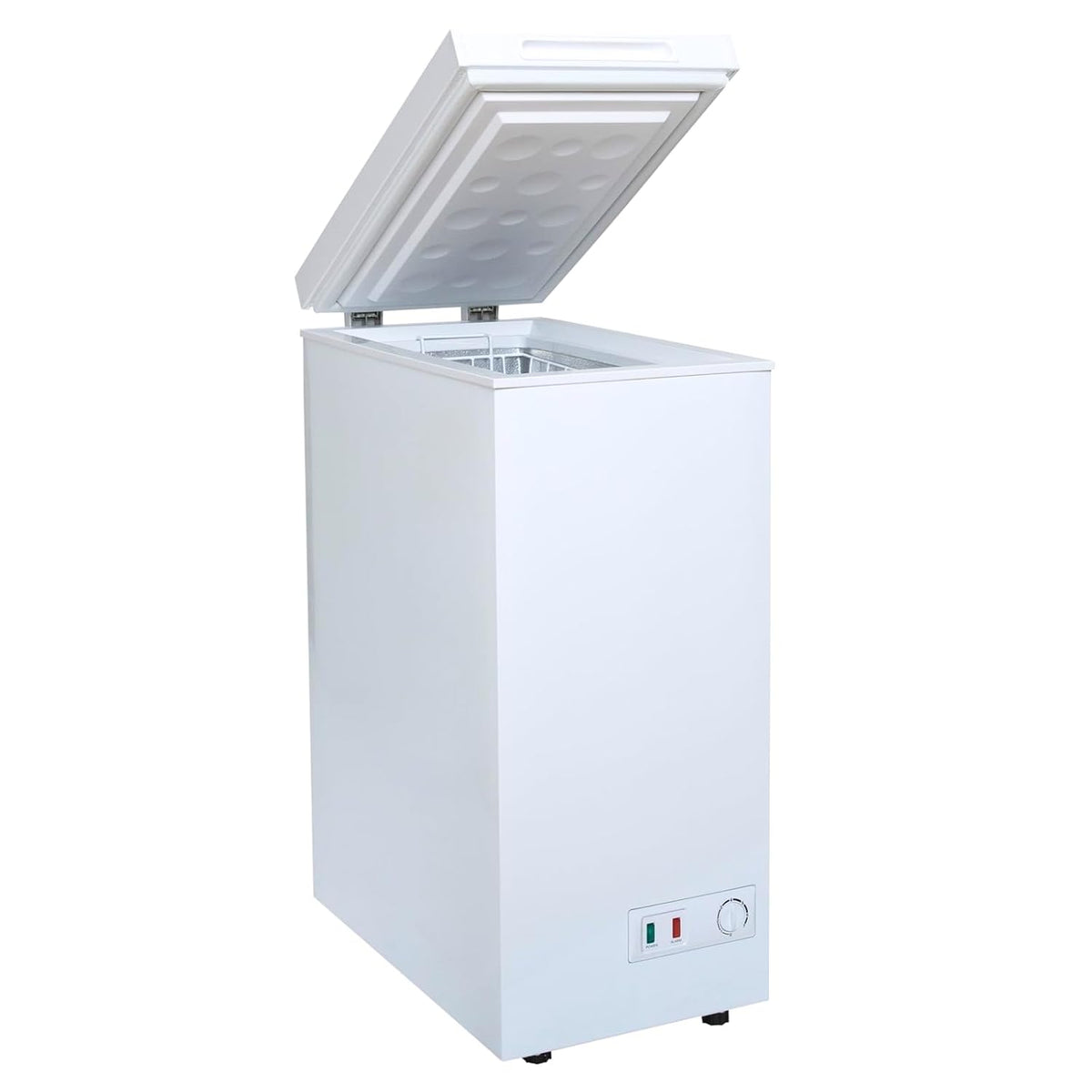 Chest Freezer 2.1 cu ft Slimline Compact Manual Defrost Black