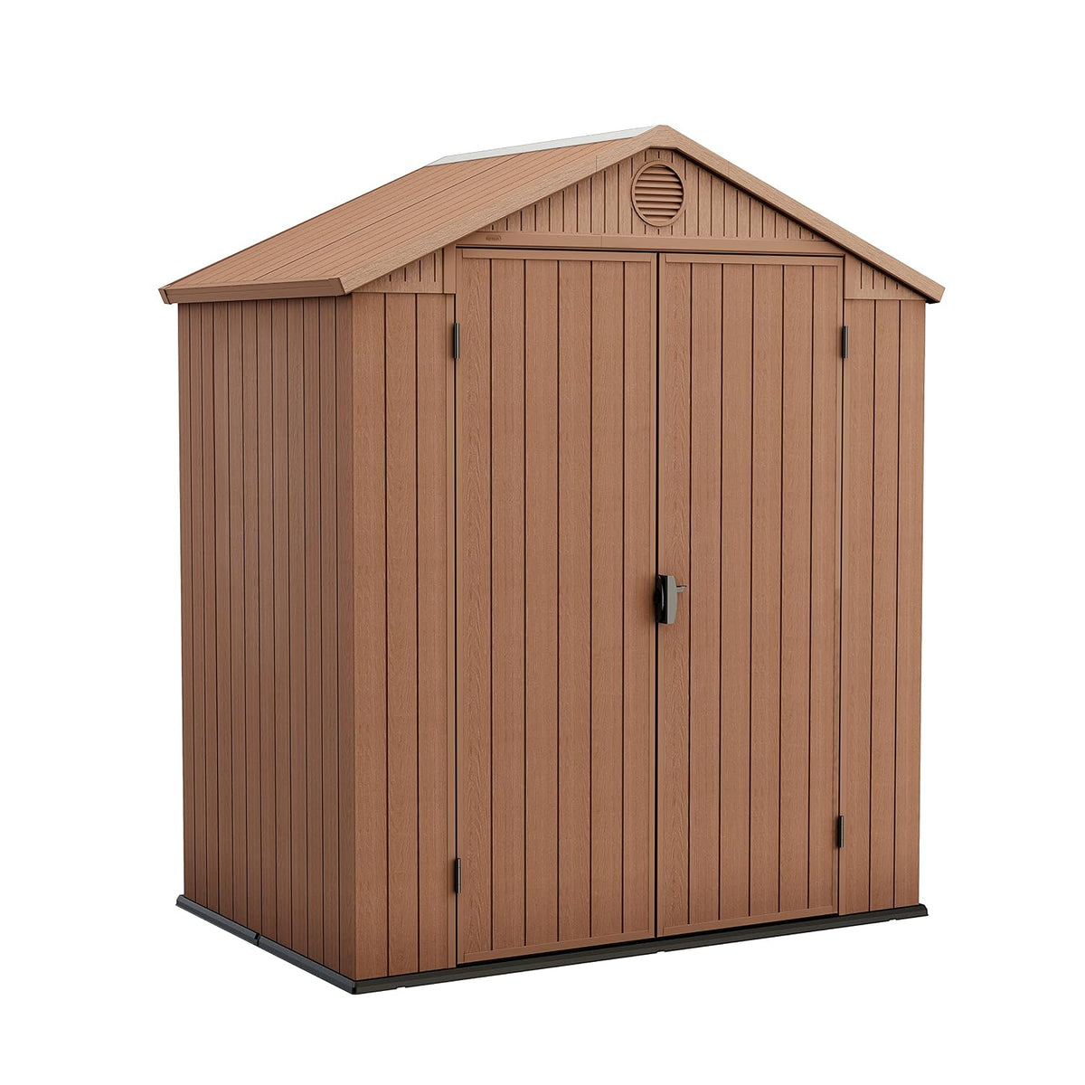 Resin Garden Storage Shed 6 X 4 Ft Gray Single Door Lockable