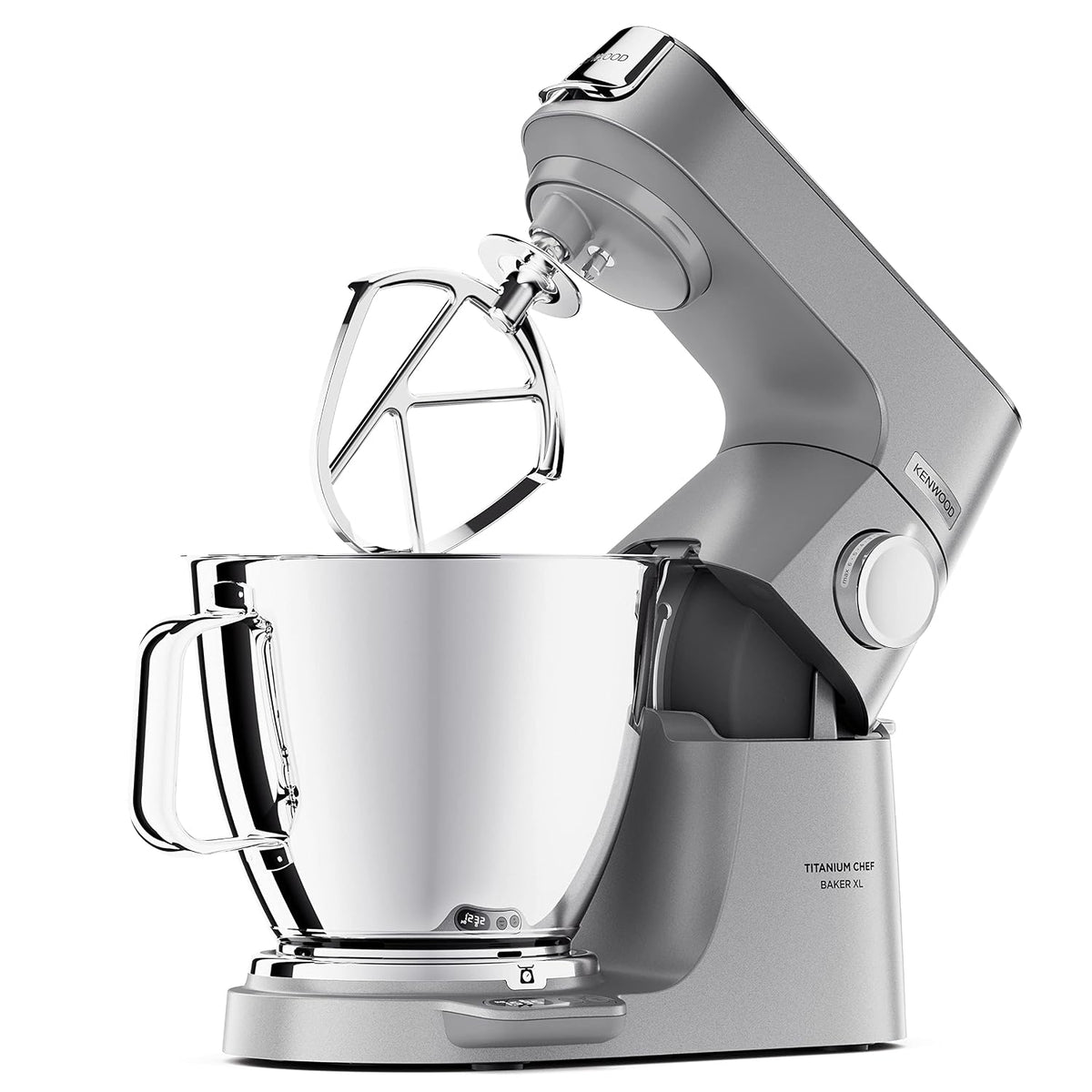 Stand Mixer 1200W Integrated Scale 5.3 Qt 3.7 Qt Bowls Black