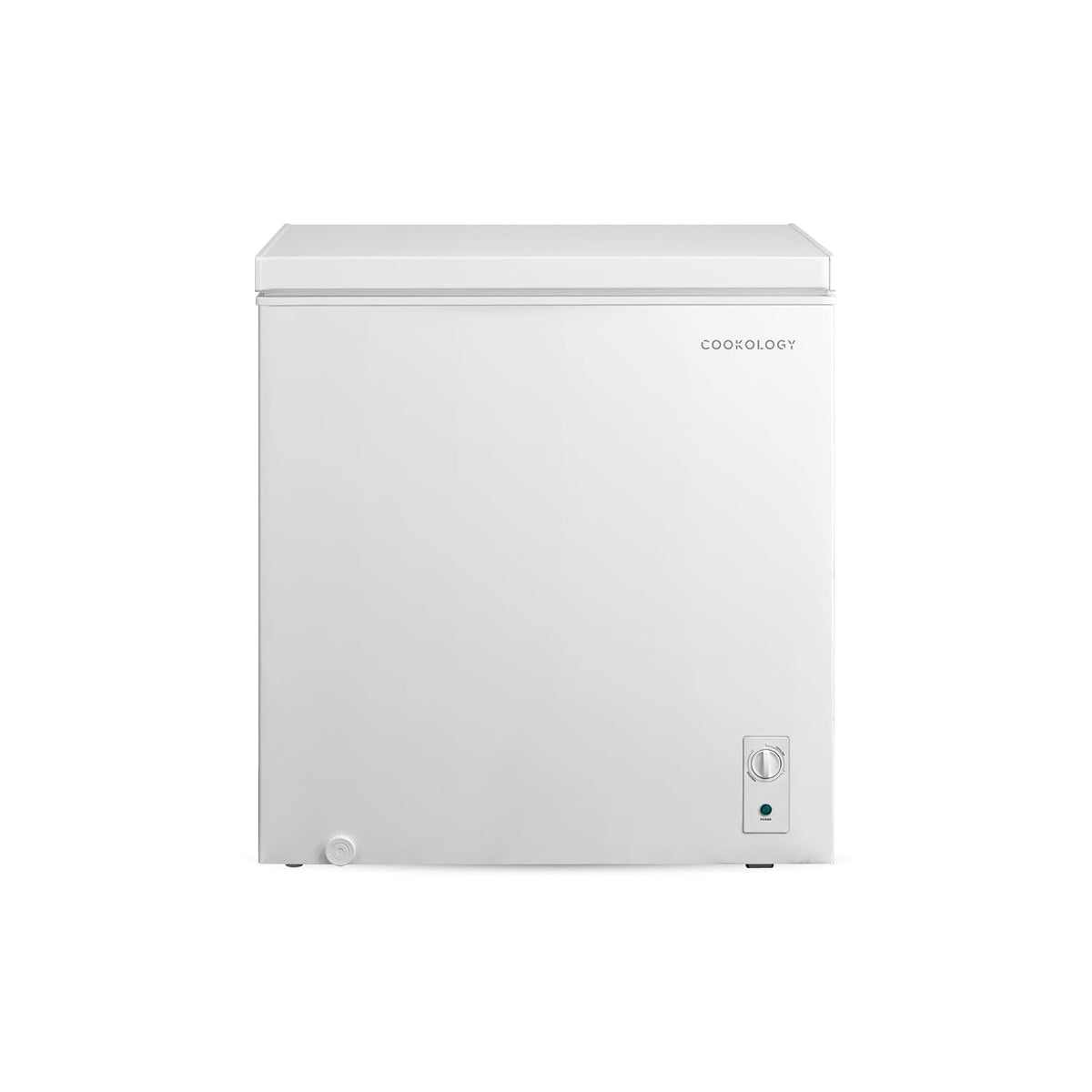 Freestanding Chest Freezer 3.5 cu ft Adjustable Thermostat Black