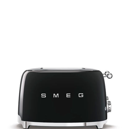 50'S Style Retro Range Breakfast Set 0.8 Qt 1400W Mini Kettle And 4-Slice 2000W Toaster Black