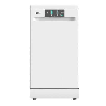 Freestanding Dishwasher 17.7in 9 Place Settings 4 Programs Black