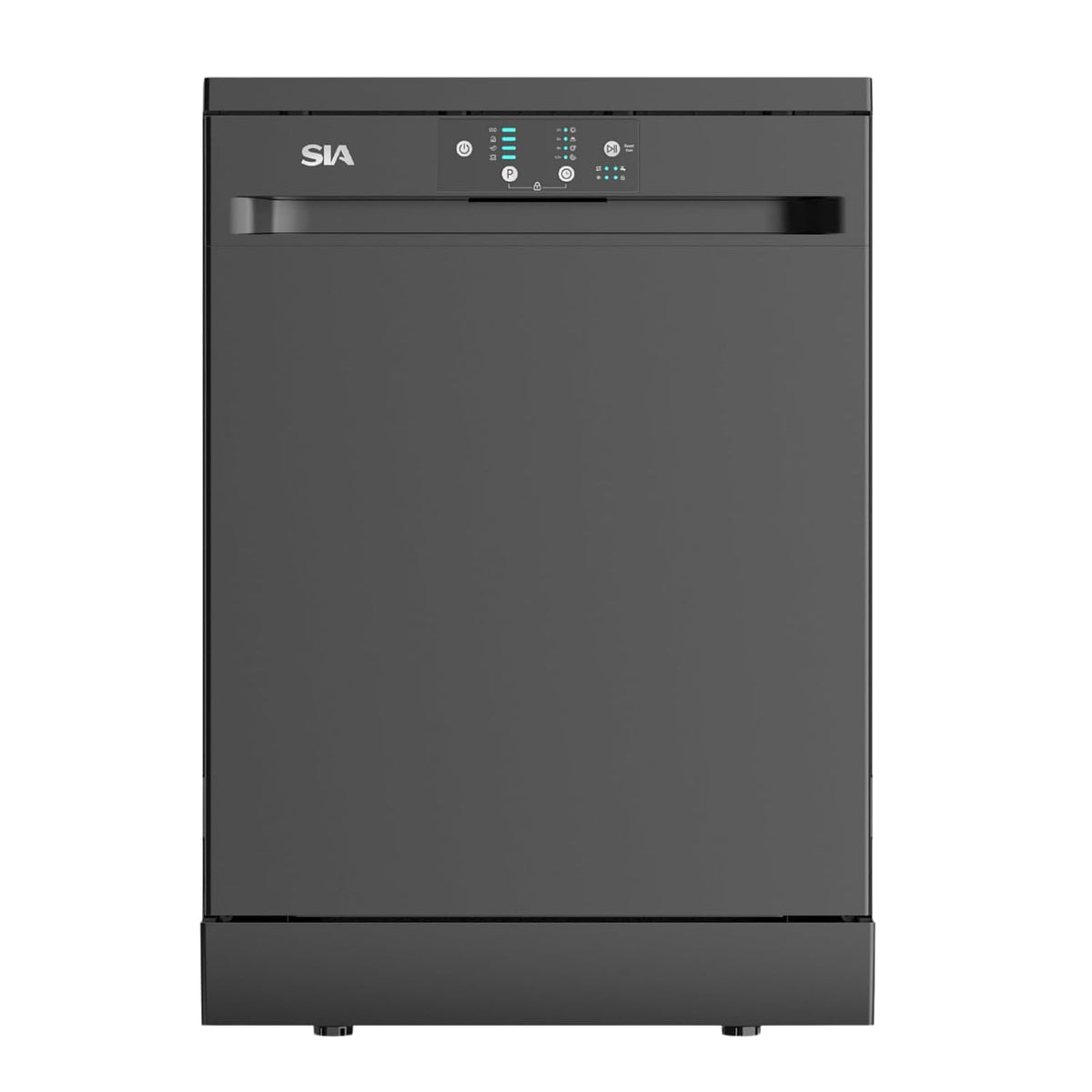 Freestanding Dishwasher 17.7in 9 Place Settings 4 Programs Black