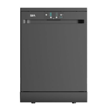 Freestanding Dishwasher 17.7in 9 Place Settings 4 Programs Black