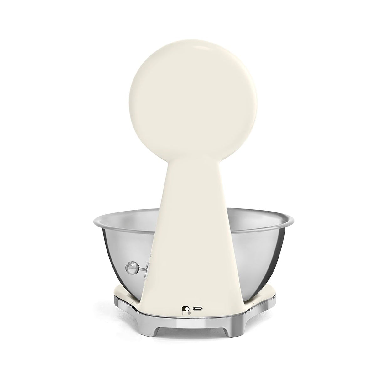 Analog And Digital Kitchen Scale 11lb 1G Accuracy Stainless Steel Cream
