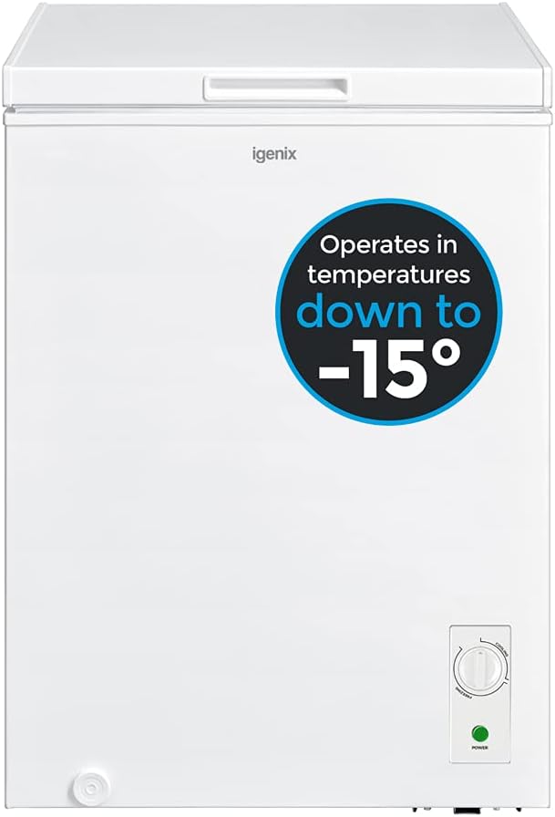 Freestanding Chest Freezer 3.5 cu ft White
