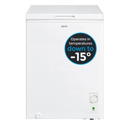Freestanding Chest Freezer 3.5 cu ft White