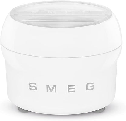Ice Cream Maker Accessory 1.2 Qt For Smeg Stand Mixer White