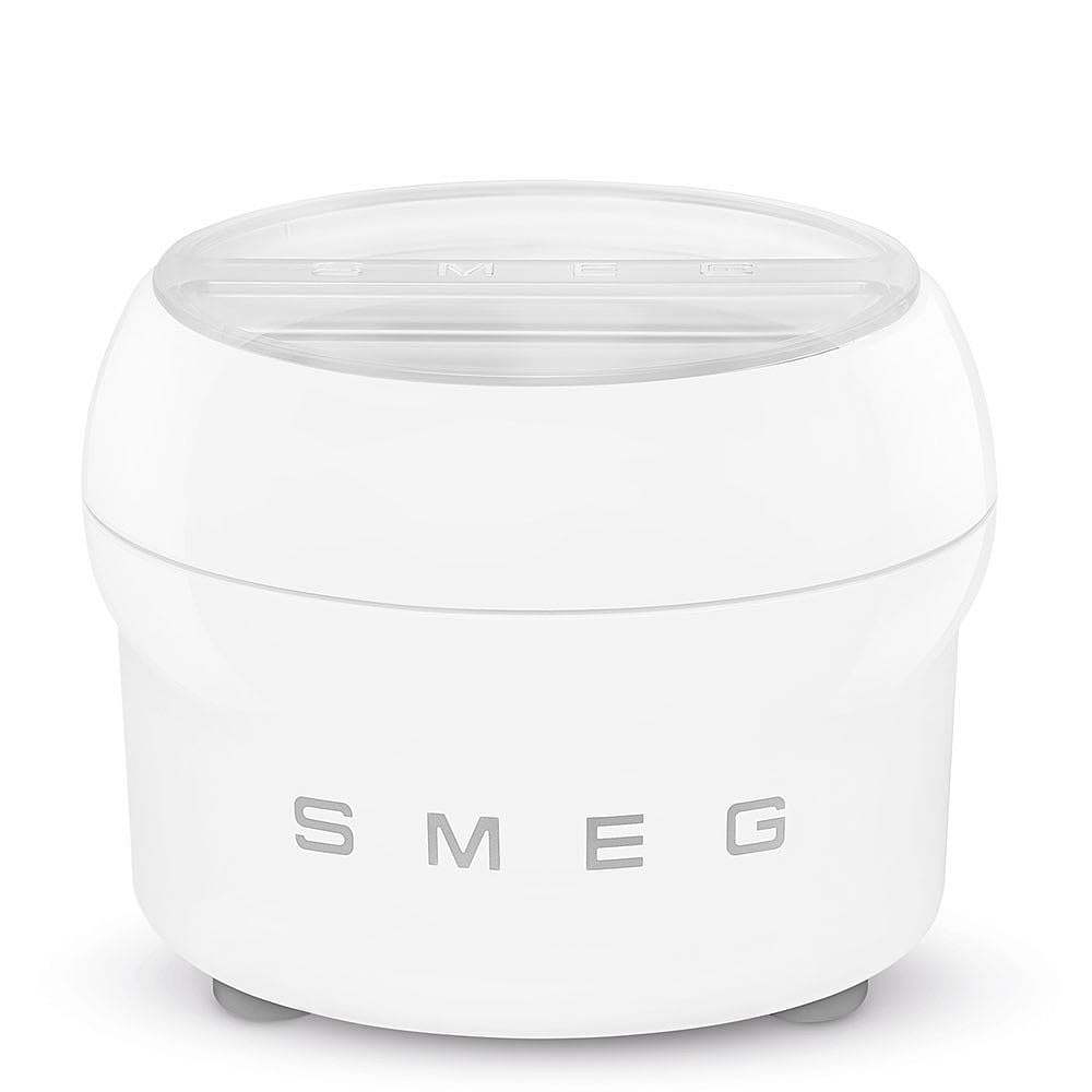 Ice Cream Maker Accessory 1.2 Qt For Smeg Stand Mixer White