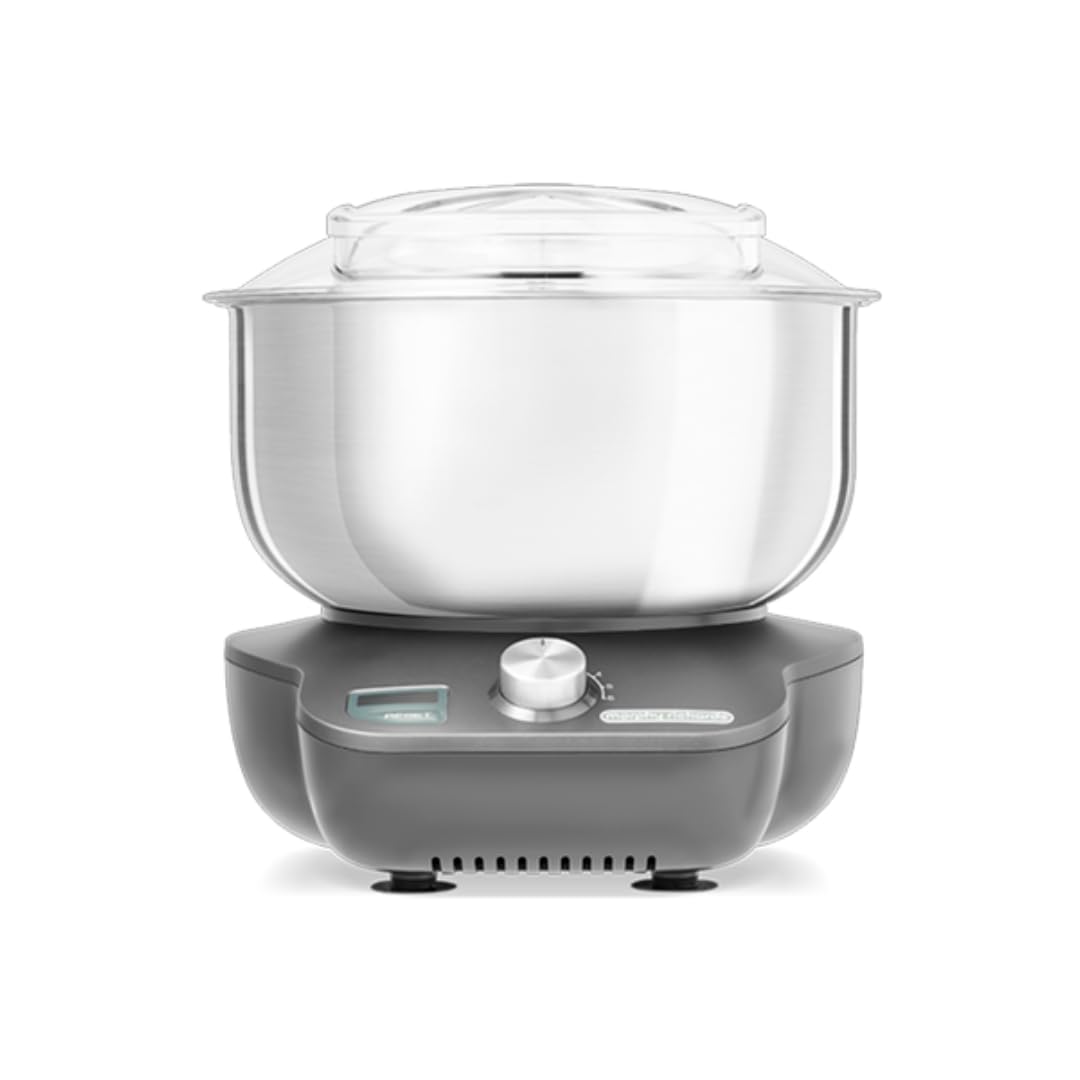 Stand Mixer 4.2 Qt 650W 6 Speeds Dual Beaters Gray