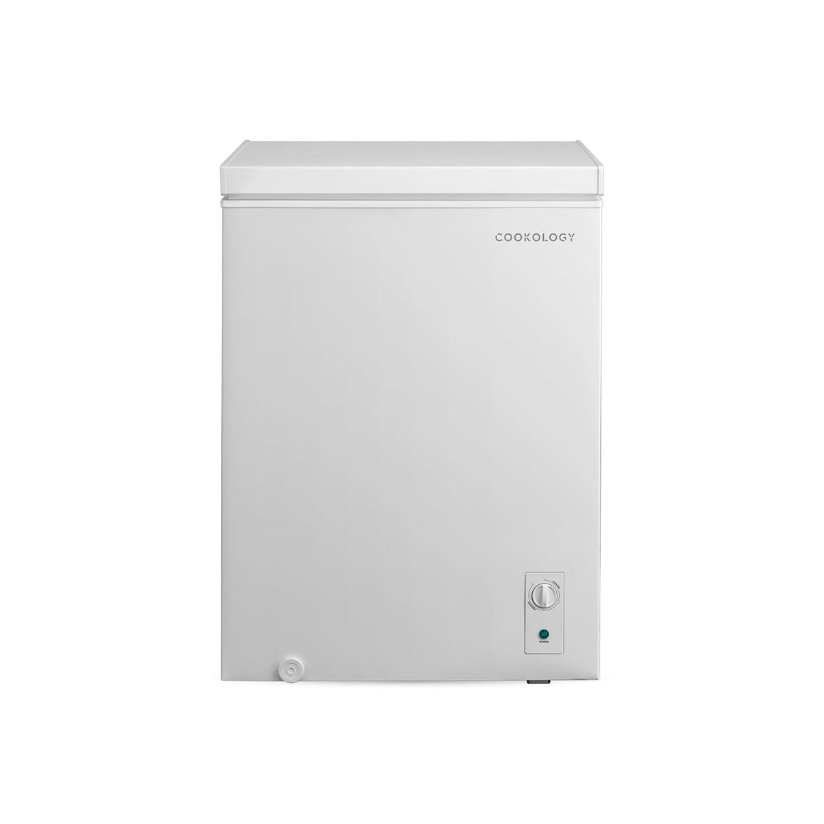 Freestanding Chest Freezer 3.5 cu ft Adjustable Thermostat Black