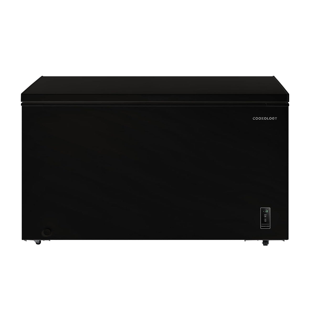 Freestanding Chest Freezer 3.5 cu ft Adjustable Thermostat Black