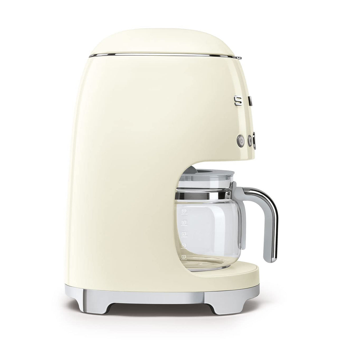 Drip Coffee Machine 1.5 Qt 1050W 10 Cup Auto-Start Cream