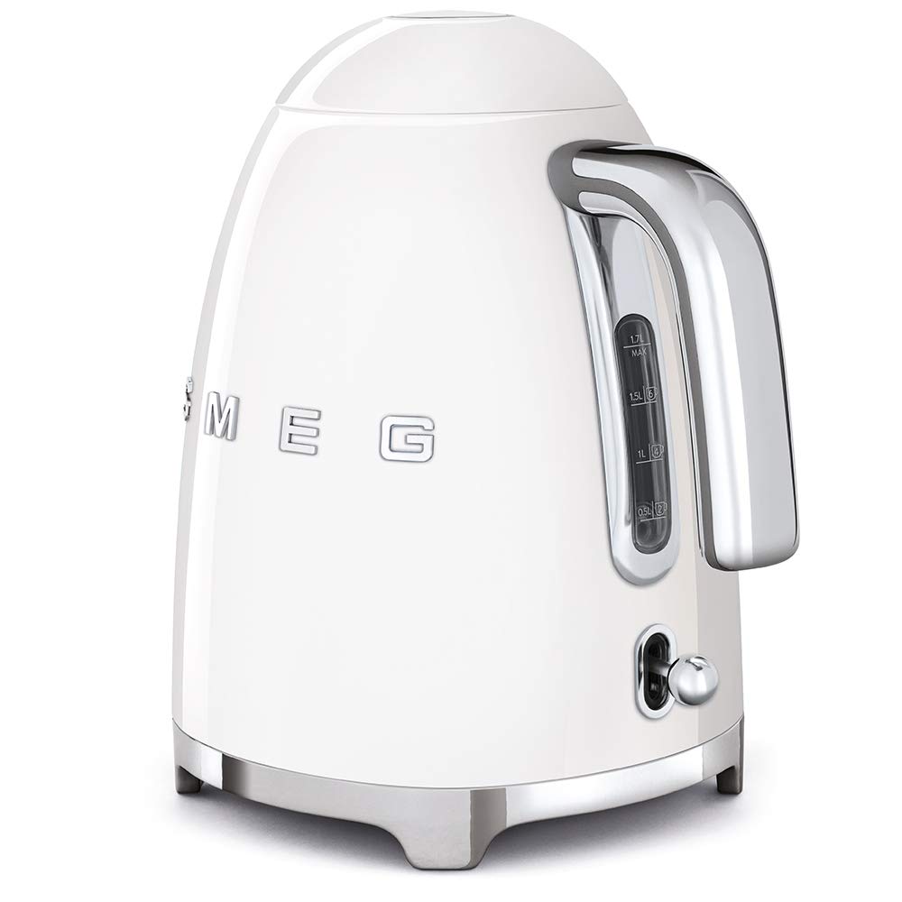 Retro Style Kettle And Toaster Set 1.8 Qt 3000W 4-Slice 2000W White
