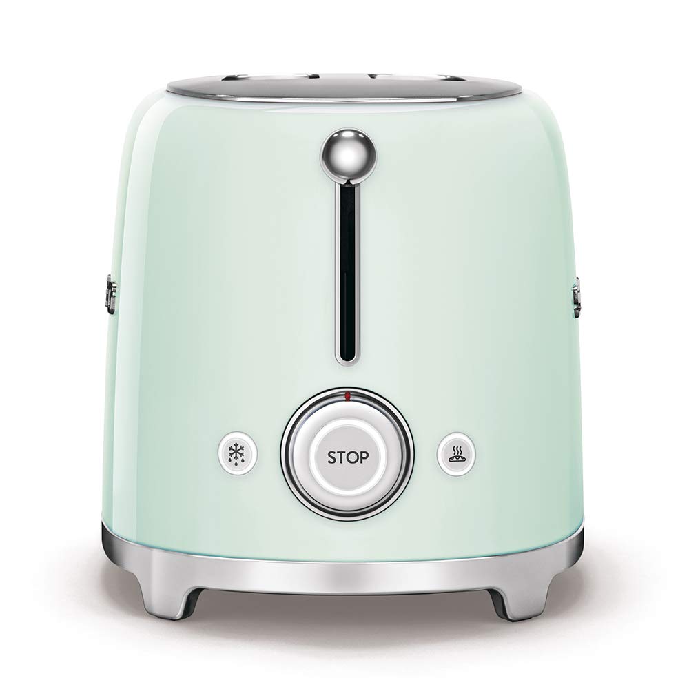 Retro Range Breakfast Set 0.8 Qt Mini Kettle 2-Slice Toaster Pastel Green