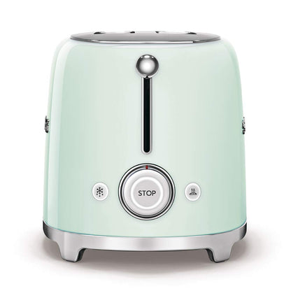 Retro Range Breakfast Set 0.8 Qt Mini Kettle 2-Slice Toaster Pastel Green