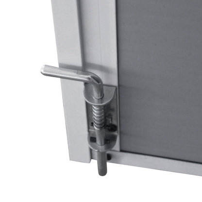 Outdoor Garden Storage Shed 6 X 4 Ft Gray Plastic Aluminum Frame