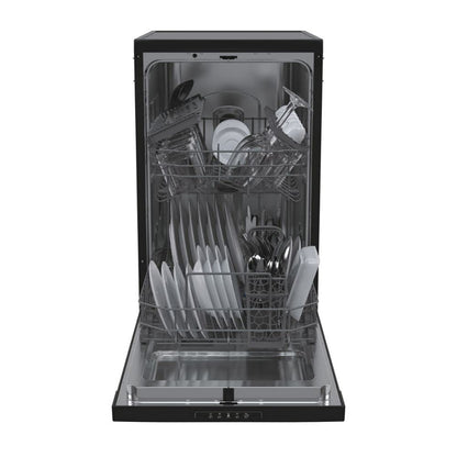 Freestanding Dishwasher 10 Place Settings 17.7in Black