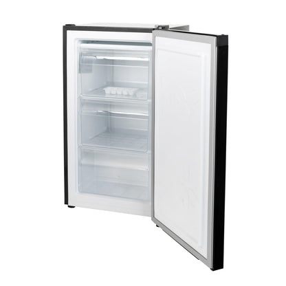 Undercounter Freezer 2.1 cu ft Freestanding With Reversible Door Black