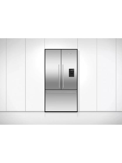 Freestanding French Door Fridge Freezer 20.1 cu ft 35.4in Stainless Steel