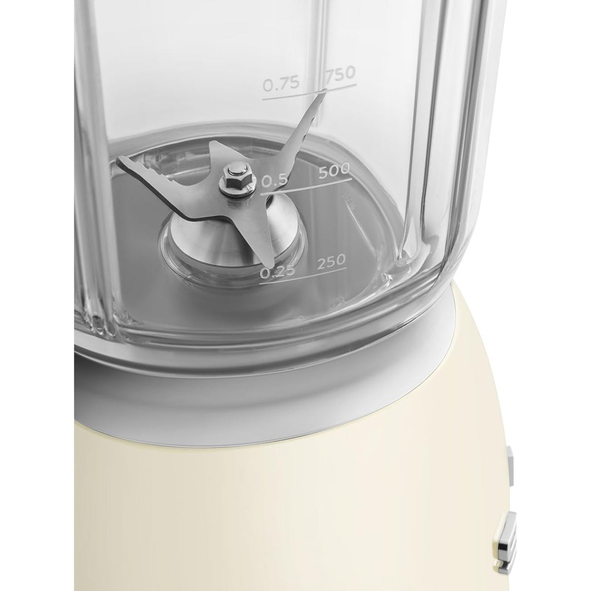 Retro Jug Blender 1.6 Qt 800W 4 Speeds 3 Programs Cream