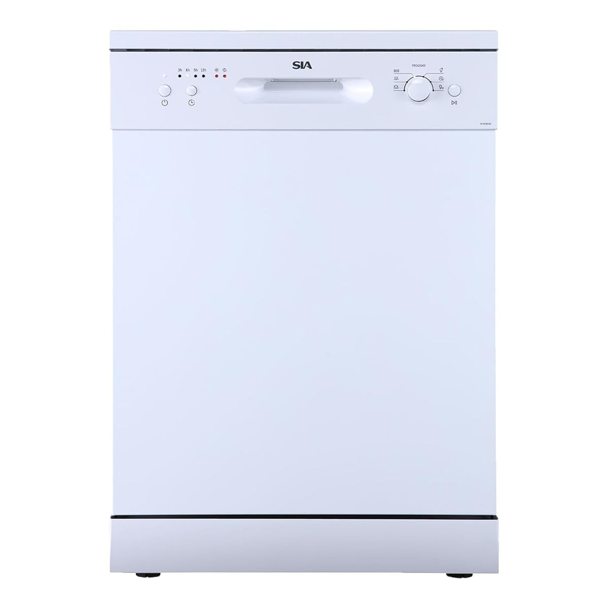 Freestanding Dishwasher 17.7in 9 Place Settings 4 Programs Black