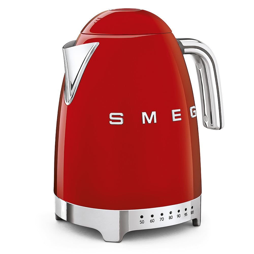 Jug Kettle With Acoustic Alarm 1.8 Qt 3000W Stainless Steel Red