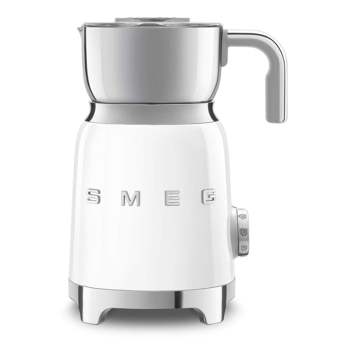 Induction Milk Frother 500W 20.3 fl oz Stainless Steel White