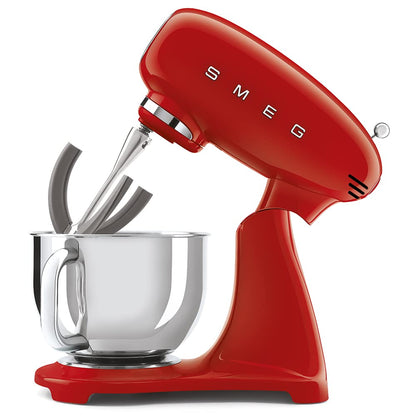 Stand Mixer 800W 5.1 Qt 10 Speeds Planetary Action Stainless Steel Bowl Red