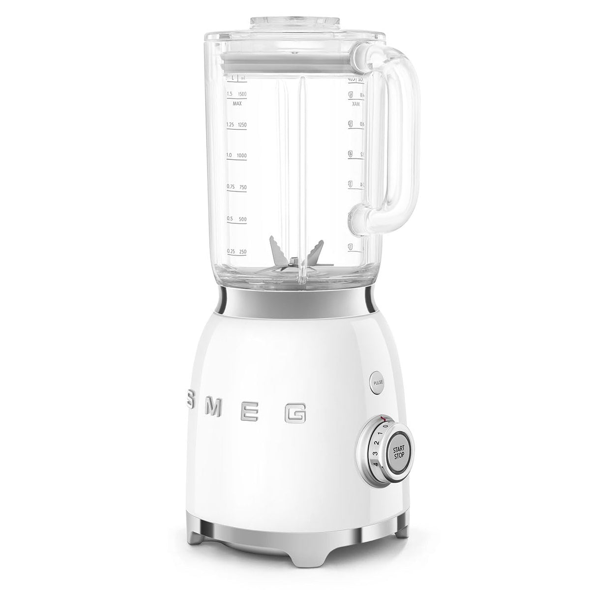 Retro Blender 1.6 Qt 800W 4 Speed 3 Programs White