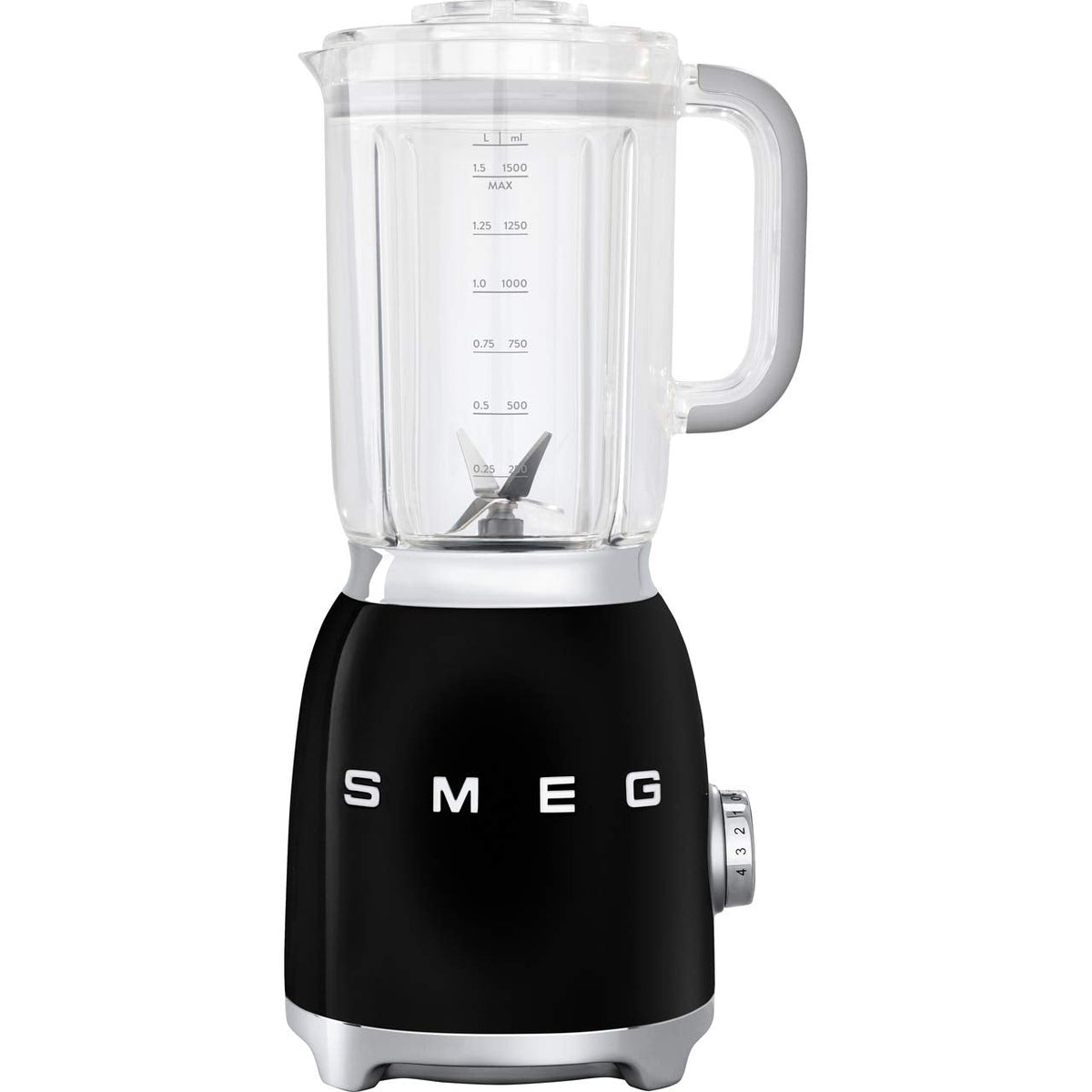 Jug Blender 800W 1.6 Qt Stainless Steel Blade 4 Speeds Pulse White