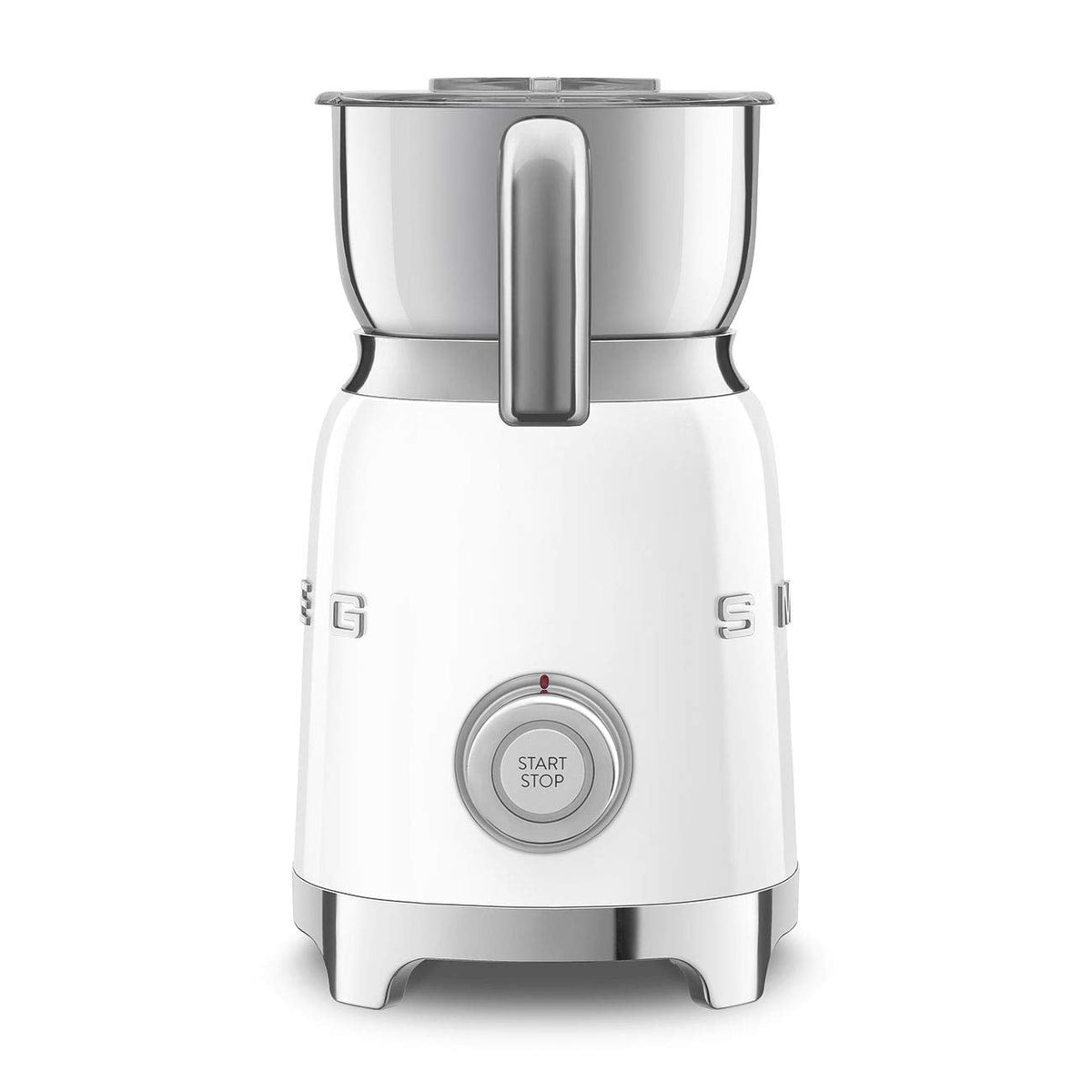 Induction Milk Frother 500W 20.3 fl oz Stainless Steel White