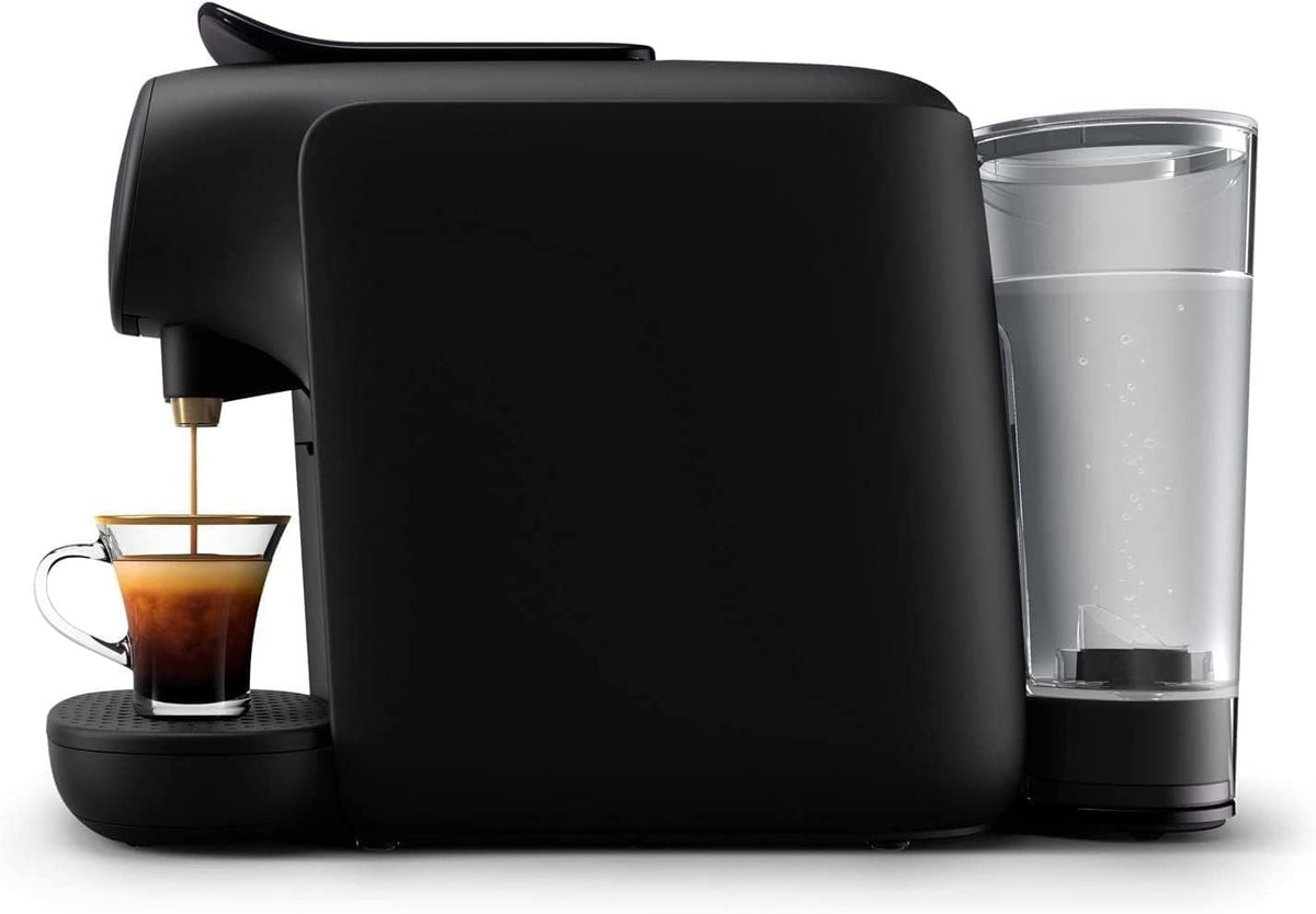 Capsule Coffee Machine Double Shot 19 Bar 1.5 Qt Black