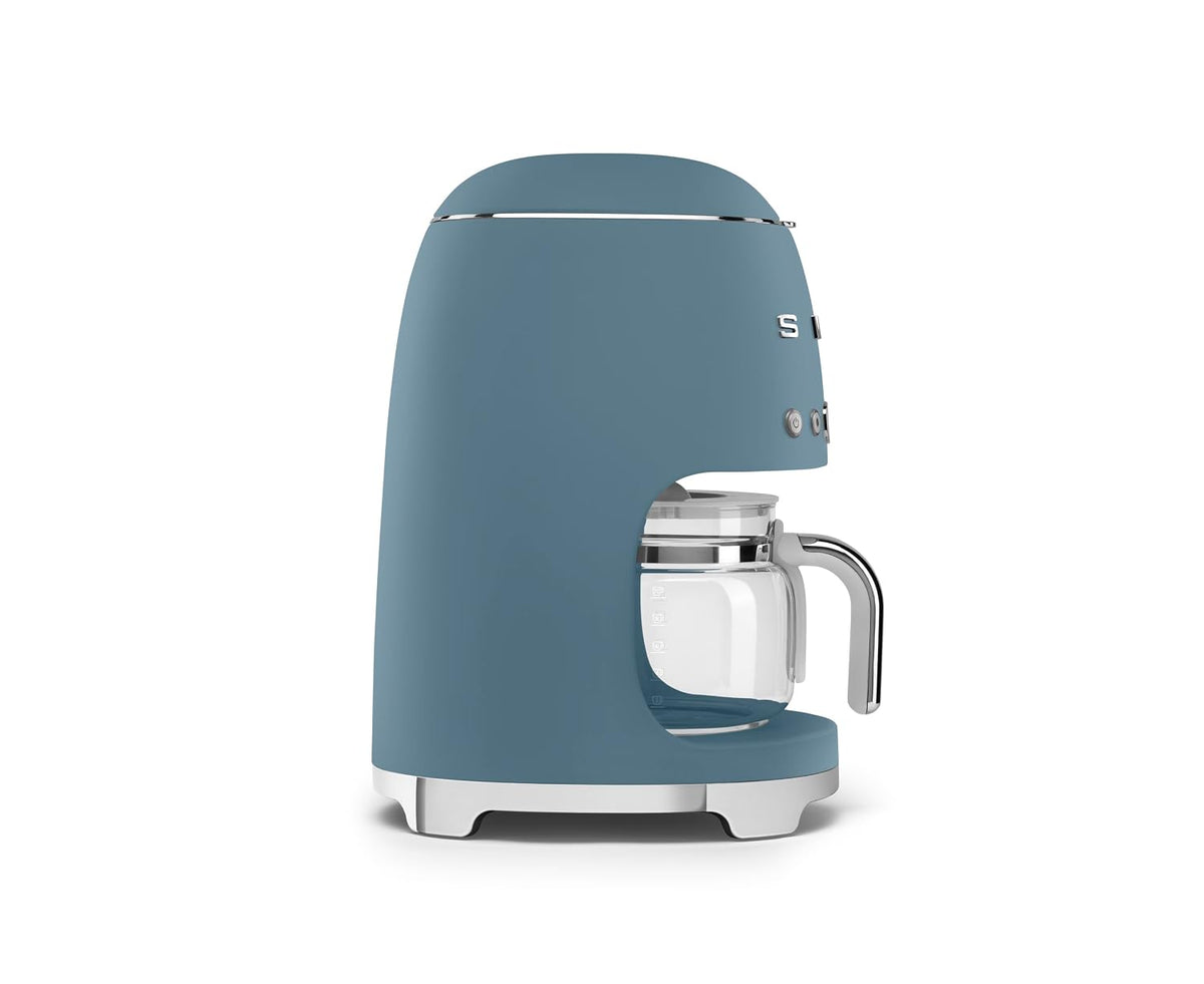 Retro 50s Style 1.5 Qt Drip Coffee Machine Storm Blue