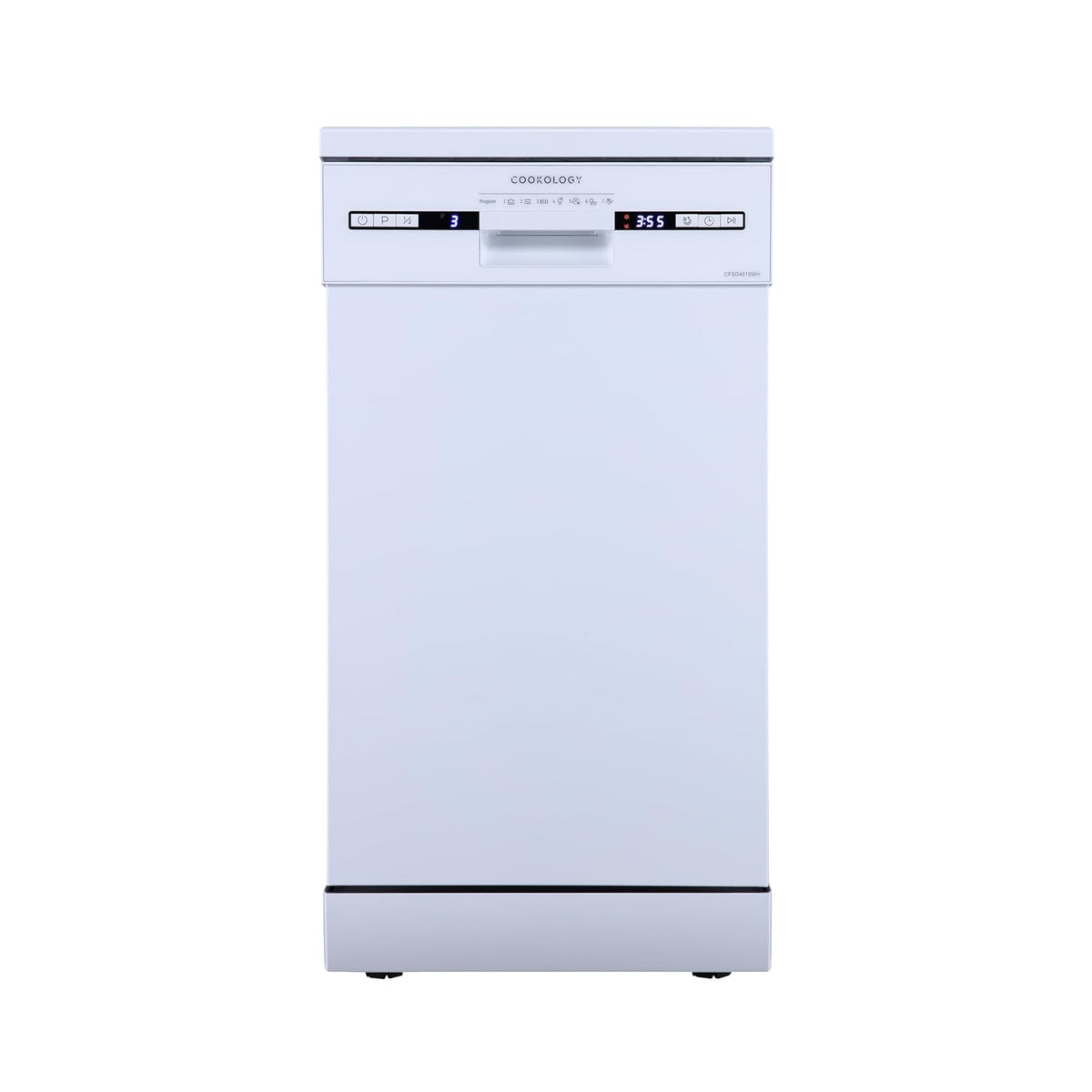 Freestanding Dishwasher 10 Place Settings 17.7in White