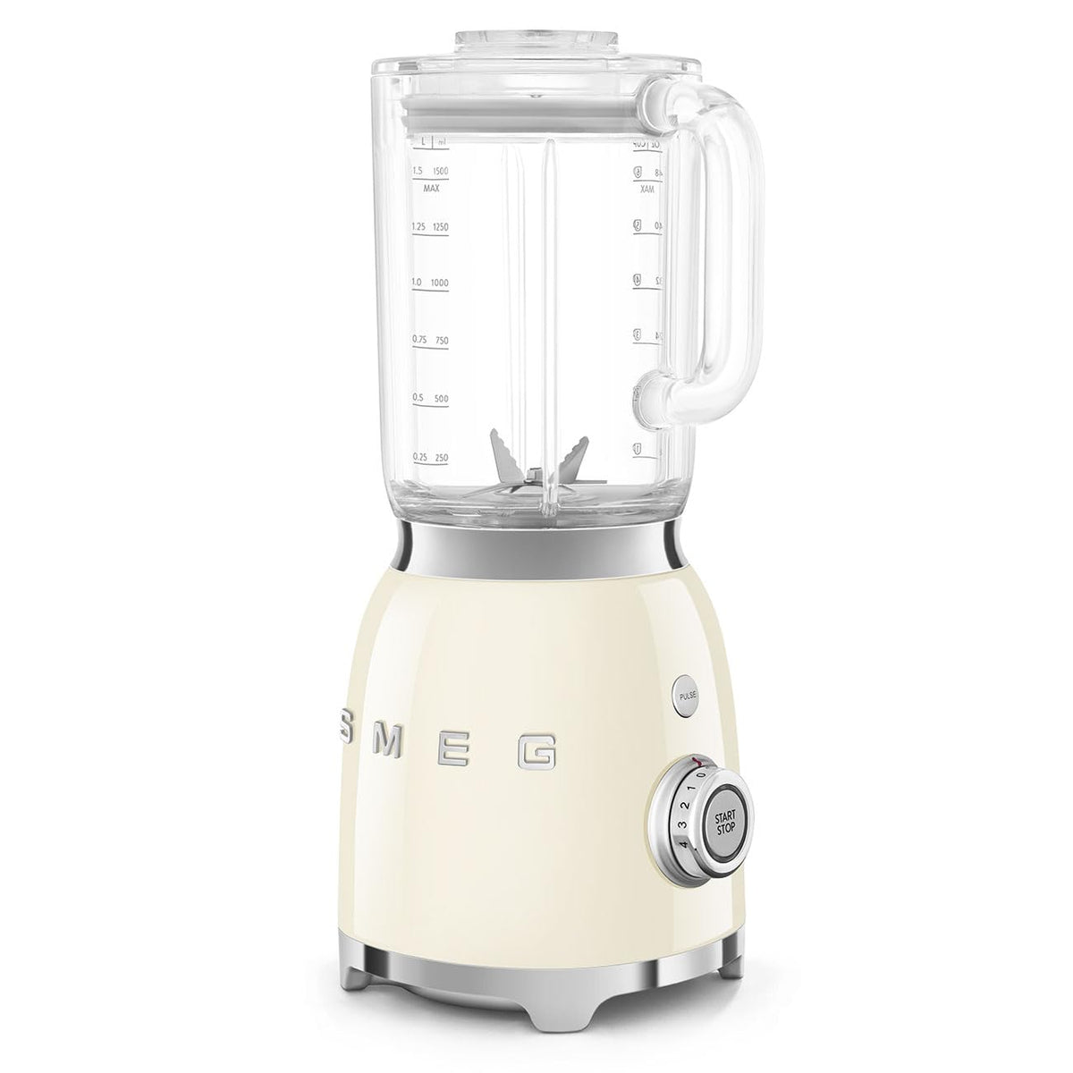 Retro Jug Blender 1.6 Qt 800W 4 Speeds 3 Programs Cream