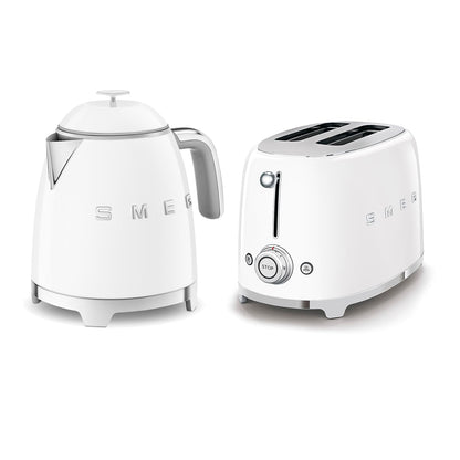 Retro Range Breakfast Set 0.8 Qt Mini Kettle 2-Slice Toaster Pastel Green