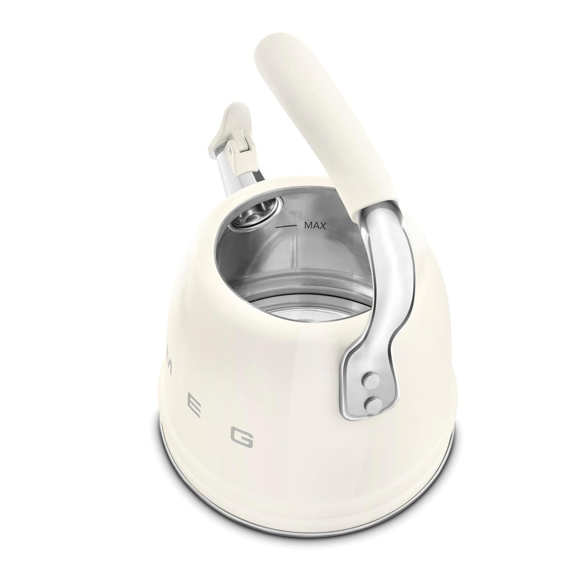 Whistling Kettle 2.4 Qt Stainless Steel Cream