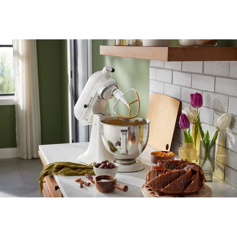 Stand Mixer 5.1 Qt 10 Speed Porcelain White