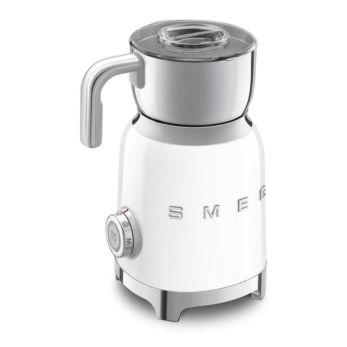 Induction Milk Frother 500W 20.3 fl oz Stainless Steel White