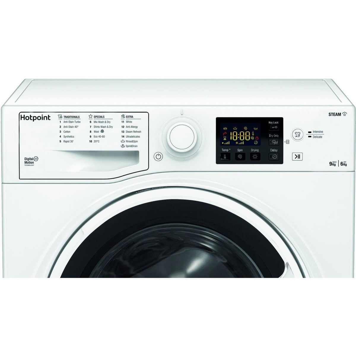 Freestanding Washer Dryer 17.6lb 13.2lb 1400Rpm White