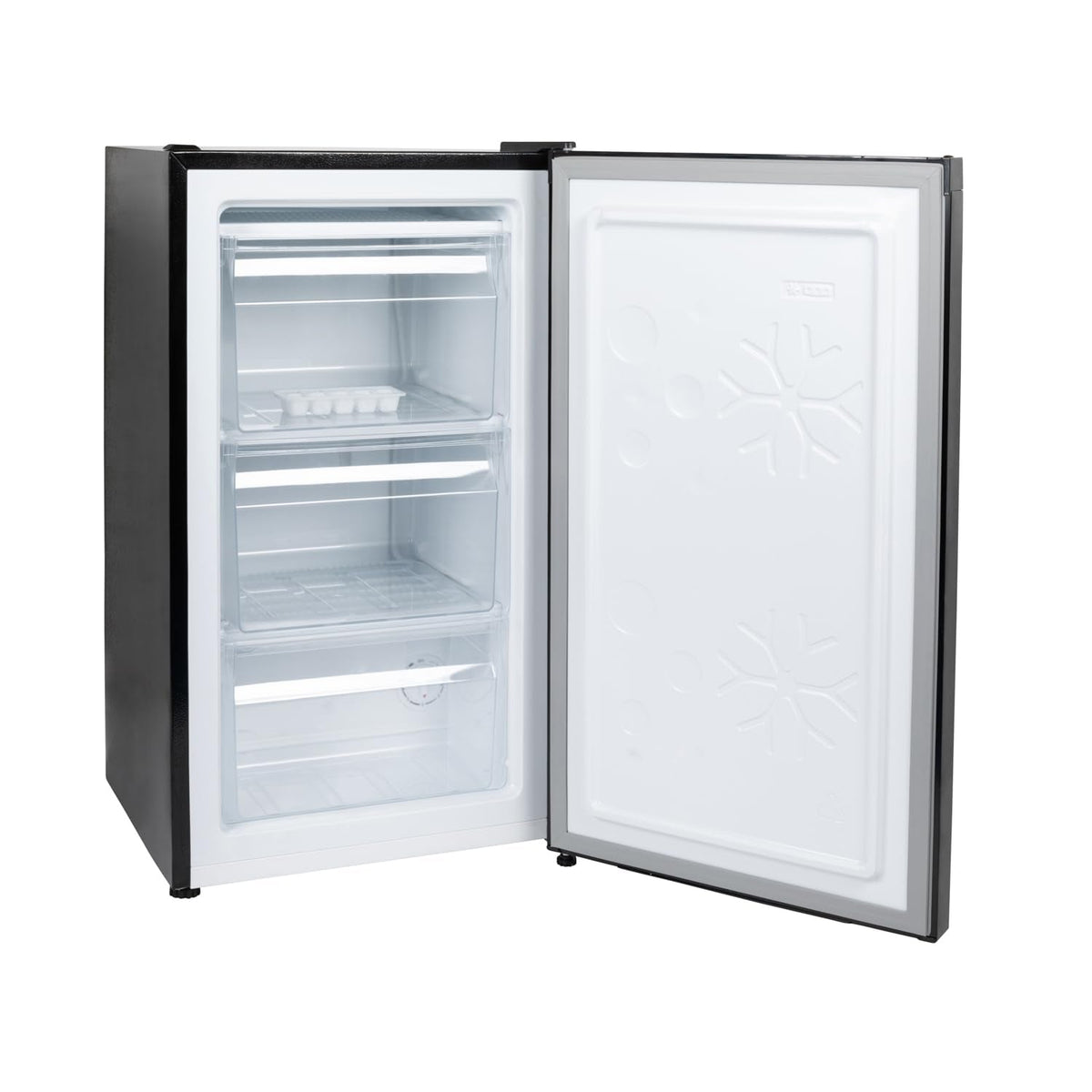 Undercounter Freezer 2.1 cu ft Freestanding With Reversible Door Black