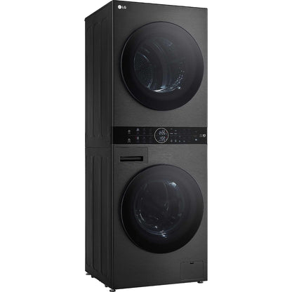 Washer Dryer Combo 26.5lb Wash 22lb Dry 1400Rpm Platinum Black