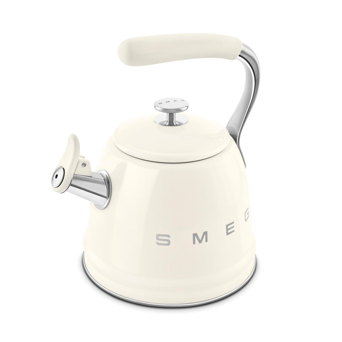 Whistling Kettle 2.4 Qt Stainless Steel Cream