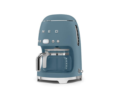 Retro 50s Style 1.5 Qt Drip Coffee Machine Storm Blue