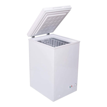 Chest Freezer 3.4 cu ft Slimline 18.7in Manual Defrost Black