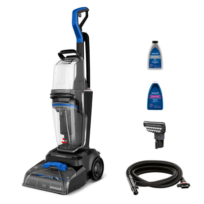 Compact Carpet Cleaner 600W 0.5 Qt Detachable Hose Blue