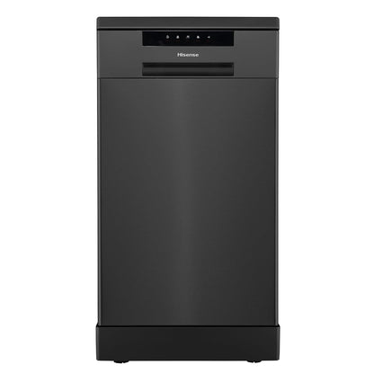 Freestanding Dishwasher 10 Place Settings 23.6in Black