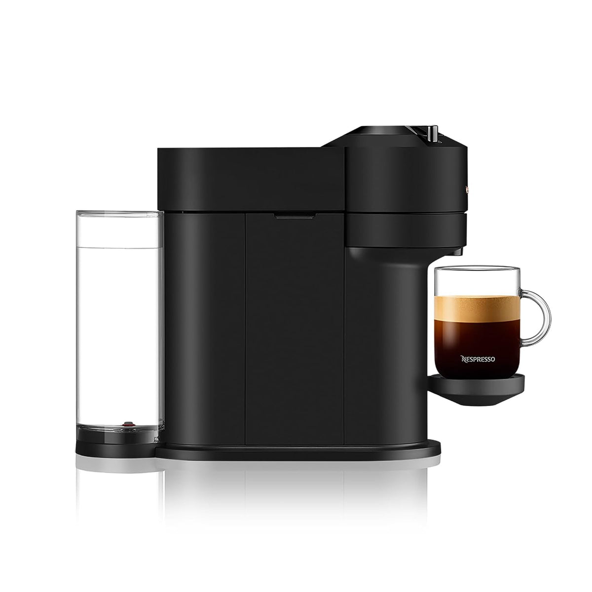 Automatic Pod Coffee Machine With One Touch Brewing 1.2 Qt Matte Black
