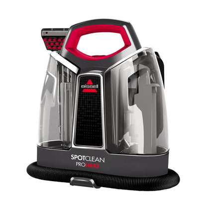Portable Spot Cleaner 330W HeatWave Technology 4.9ft Hose Titanium/Red